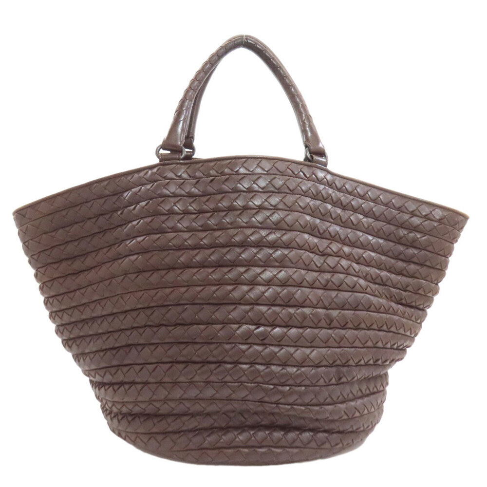 BOTTEGA VENETA Brown Intrecciato Bag